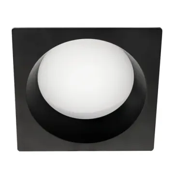 Рамка термостойкая (светильник) PVC д/крепления LED источника света в подвесном потолке 012927 черный Piano Lightstar