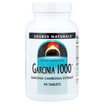 Source Naturals, Гарциния 1000 (Garcinia 1000), 90 таблеток