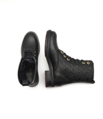 Кожаные ботильоны Tommy Hilfiger - черный(FW0FW06817)