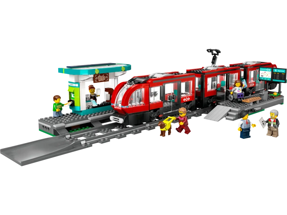 Конструктор LEGO City 60423 Троллейбус и станция