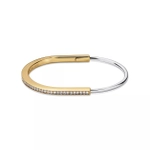 Браслет из жёлтого и белого золота с бриллиантами 💠Tiffany Lock