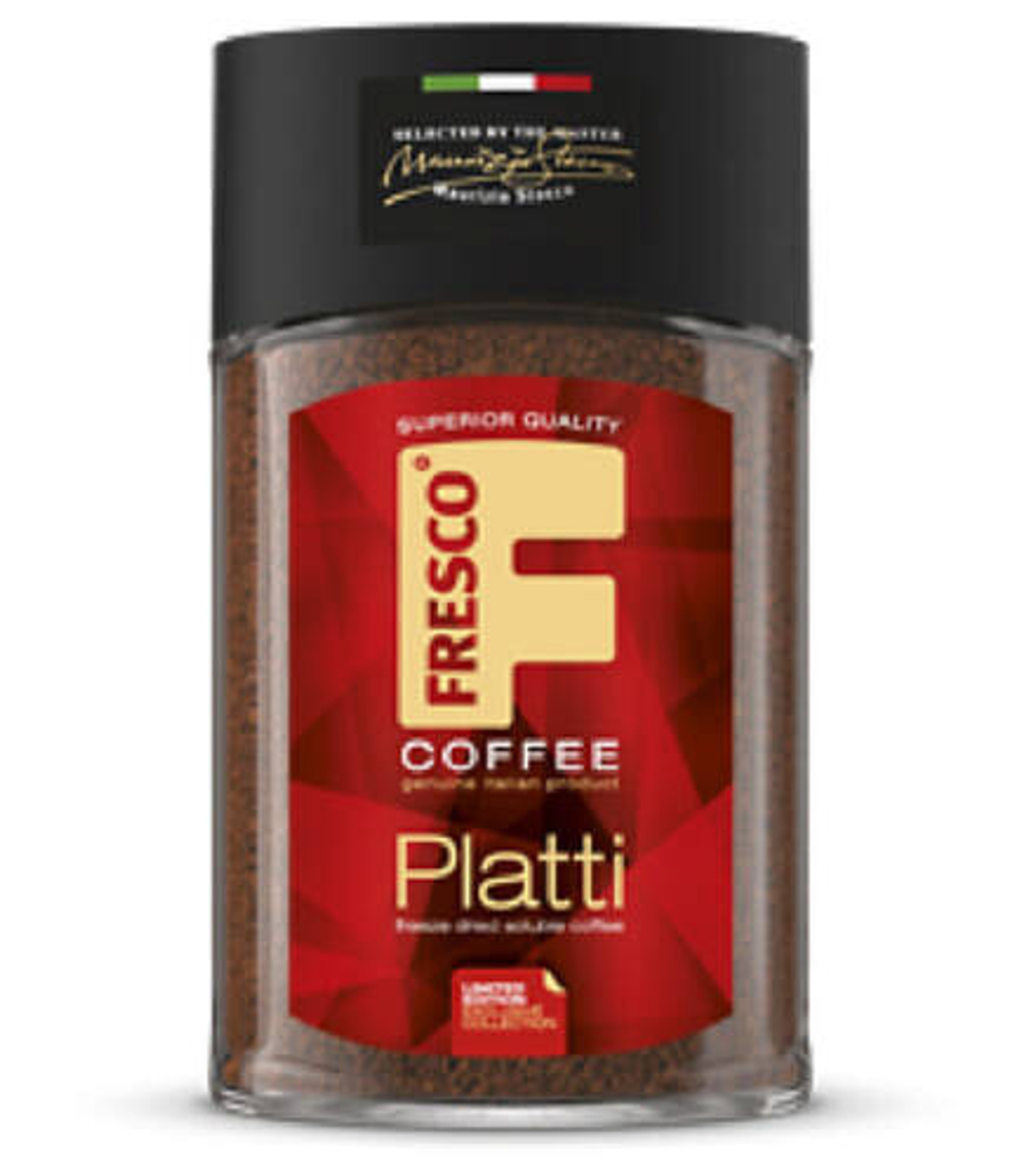 Кофе растворимый FRESCO Arabica Platti (стеклобанка) 95 г.