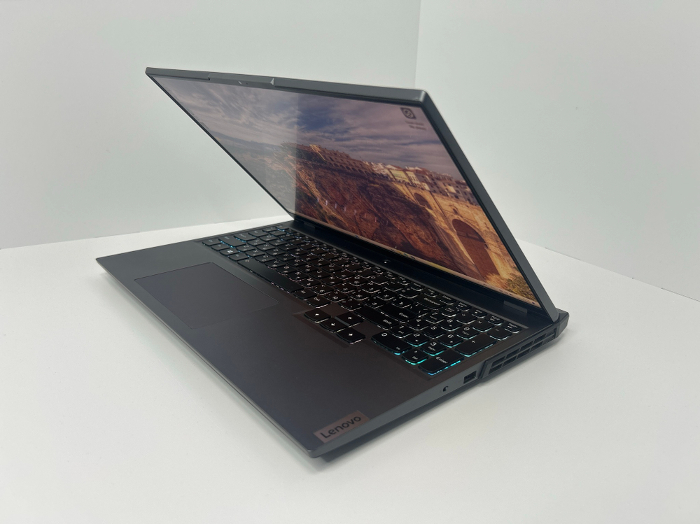 Ноутбук Lenovo Legion 5 Pro 16ACH6H (82JQ000TRK) 16"/AMD Ryzen 7 5800H/RAM 32GB/SSD 1024GB/GeForce RTX 3060 6GB/2560*1600/IPS/DOS/Подсветка кл-ры: RGB/черный. Состояние: C1