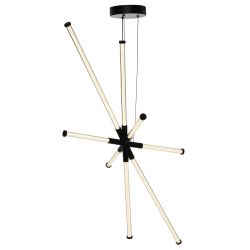 Citilux LUCIA CL217181 Люстра светодиодная подвесная Чёрная