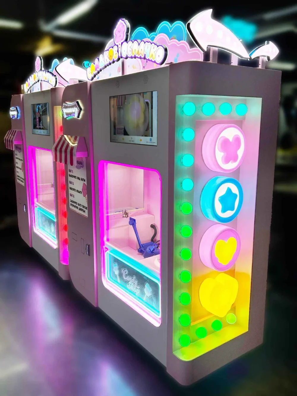 Готовый бизнес-комплект автомат по продаже сладкой ваты