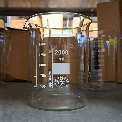 Стакан лаборат. низкий 2000мл с дел.,Чехия,,cat.N155 (417010950), 1шт.
