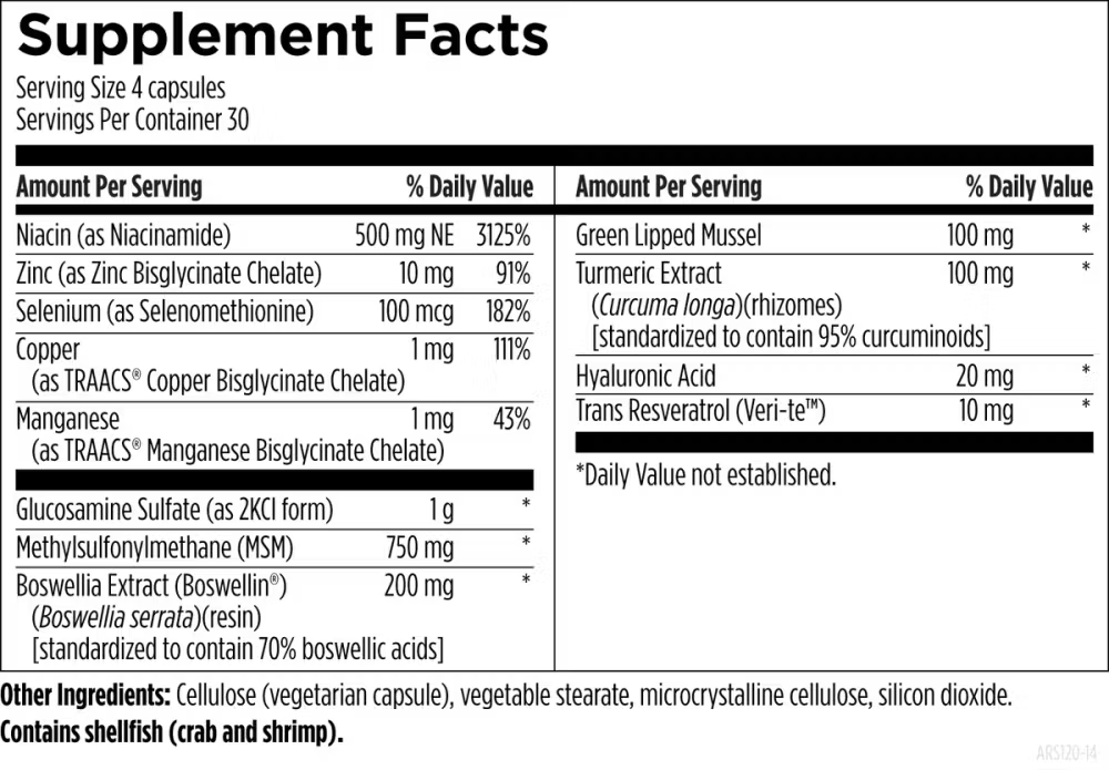 Designs For Health - ArthroSoothe™ 120 capsules
