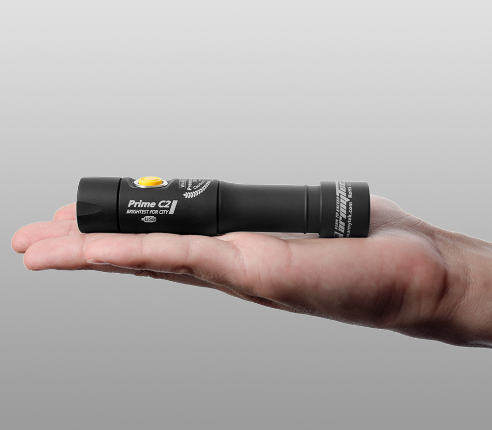 Фонарь светодиодный Armytek Prime C2 Magnet USB+18650, 1160 лм, теплый свет, аккумулятор