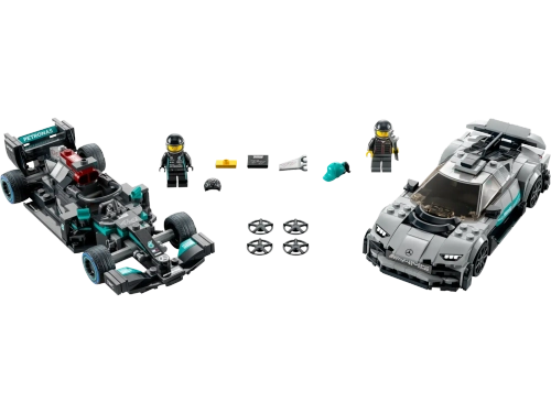 Конструктор LEGO Speed Champions 76909 Mercedes-AMG F1 W12 E Performance и Mercedes-AMG Project One