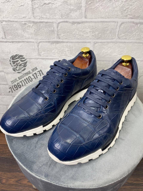 Кроссовки Stefano Ricci из кожи крокодила