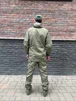 Тактический костюм горка с наколенниками и налокотниками олива