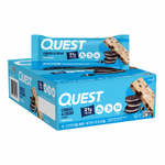 Quest Nutrition, протеиновый батончик, со вкусом печенья и сливок, 12 батончиков, 60 г (2,12 унции) каждый