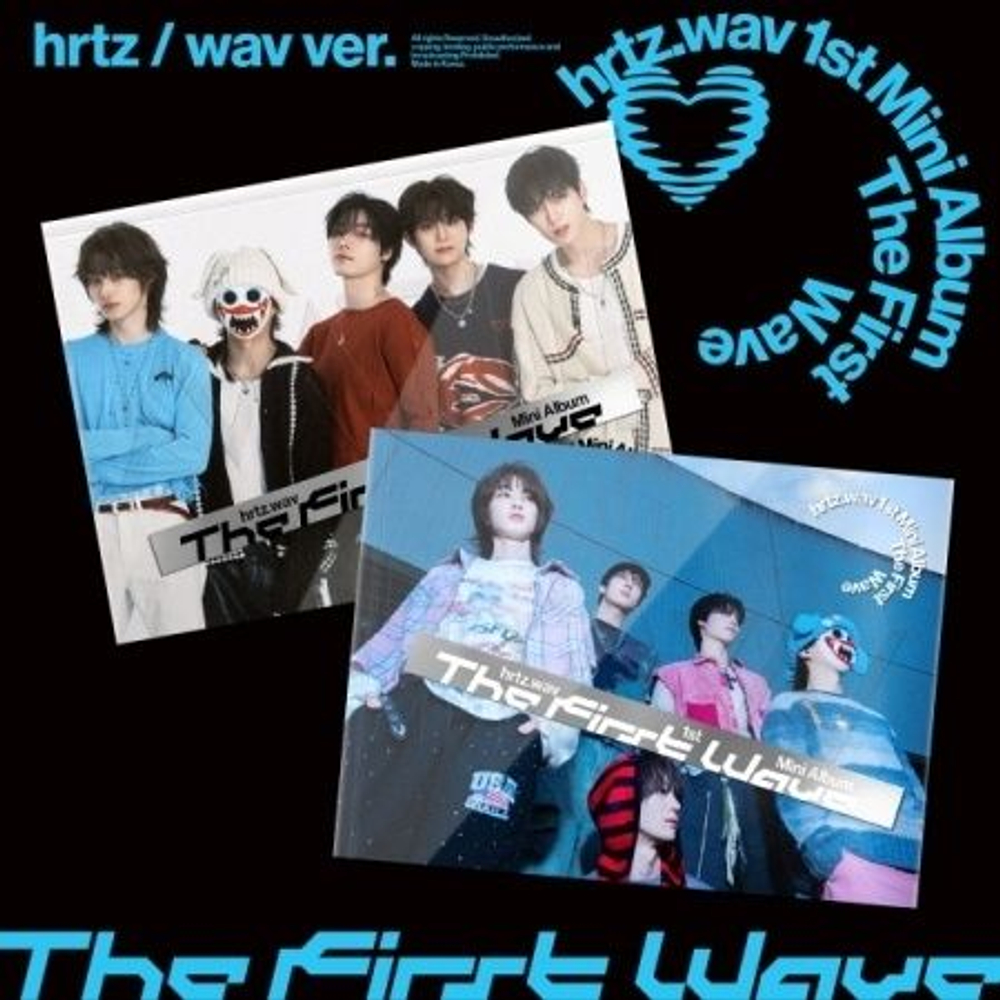 Альбом HRTZ.WAV - THE FIRST WAVE 1st Mini Album RANDOM Version
