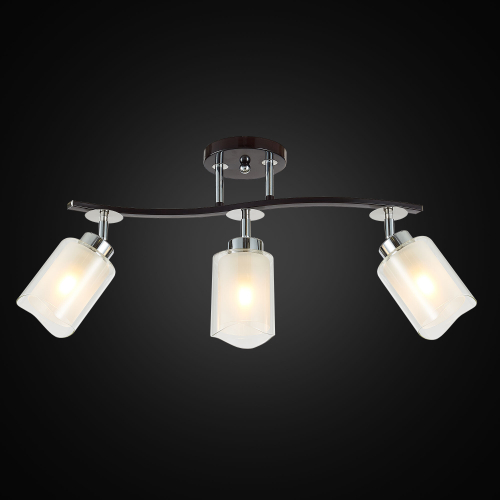 Citilux Фортуна CL156132 Люстра с поворотными плафонами Венге Хром