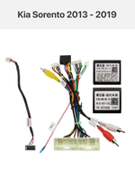 Переходная рамка 9'' и комплект проводов для Kia Sorento 2013 - 2019.