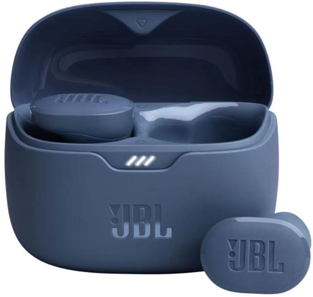 Наушники JBL Tune Buds, Bluetooth, внутриканальные, синий [jbltbudsblu]