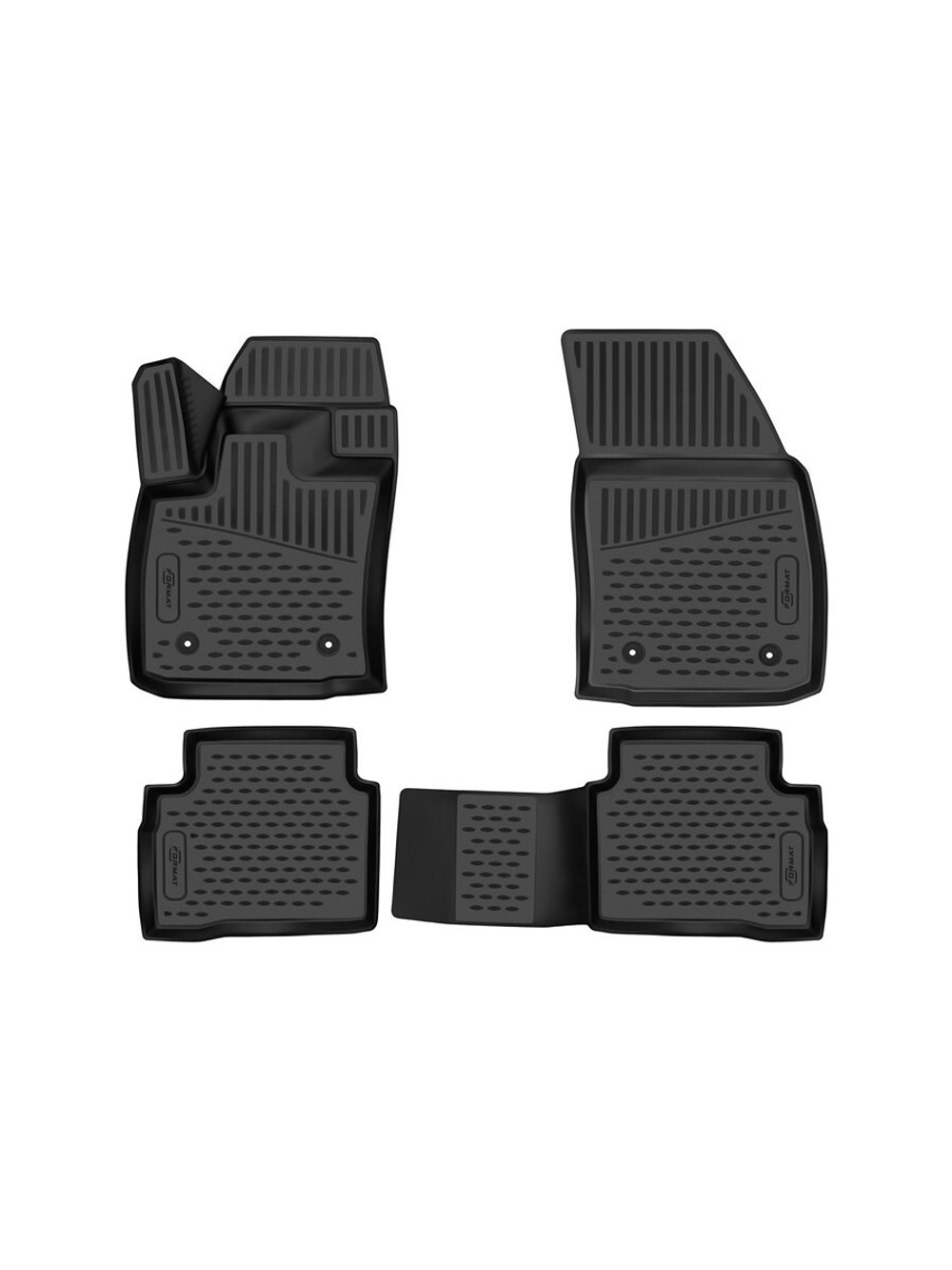 Коврики в салон для GEELY Tugella 2021-, Кроссовер, 4шт.(Повышенная устойчивость, повышенная износостойкость) FORMAT.3DAN0145210K