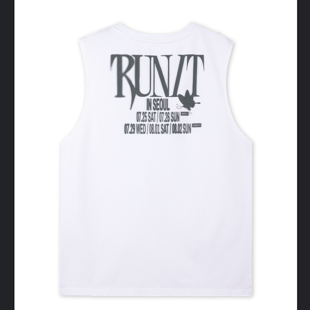 Мерч Stray Kids SLEEVELESS TOP - RUN IT (майка)