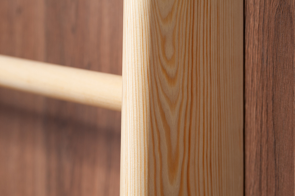 Деревянная шведская стенка (стойка - сосна, поручень 800 мм - береза)