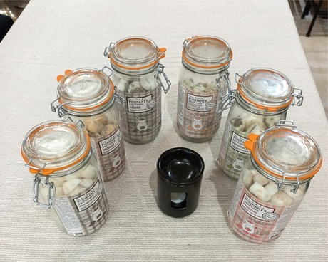 Наполнитель для аромалампы MANDARINE CANNELLE Шарик восковый для Mas du Roseau 15 мл Белый