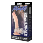 Прозрачная насадка-утяжка для мошонки Ball Sheath With Compression Cock Support (Цвет: прозрачный)