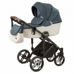 Детская коляска Nuovita Carro Sport 2 в 1 Blu bianco/Сине-белый