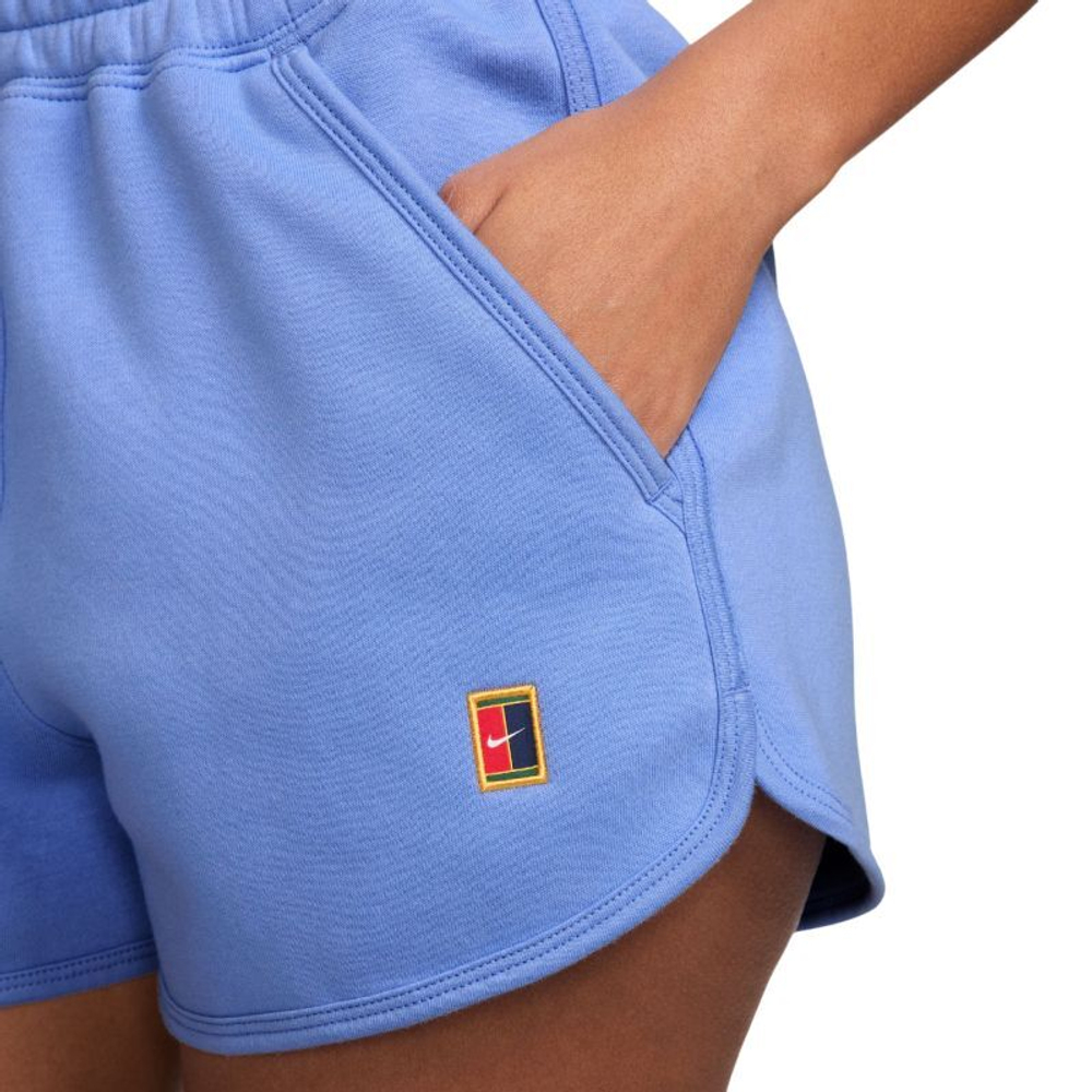 Женские теннисные шорты Nike Court Heritage Phoenix Fleece - royal pulse