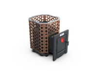 Банная печь Душа- 15 Сетка Ремейк 8мм