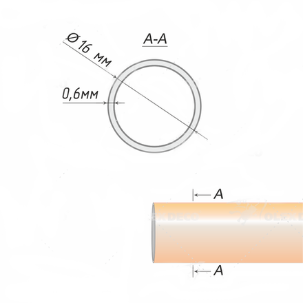 Карниз кованый для штор "Булава" d16 мм однорядный, цвет хром
