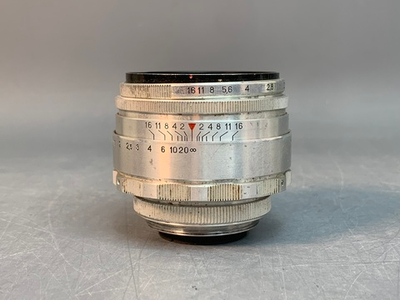 Helios-44 Серебристый. Вмятина на ободе