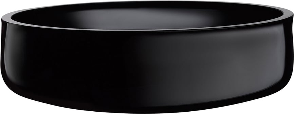Салатник Nude Midnight, хрусталь, 16,8 см, чёрный