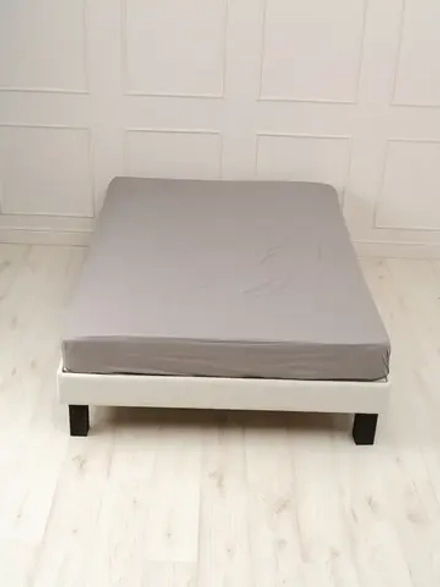 YERRNA простыня на резинке 140*200*26см серый кварц