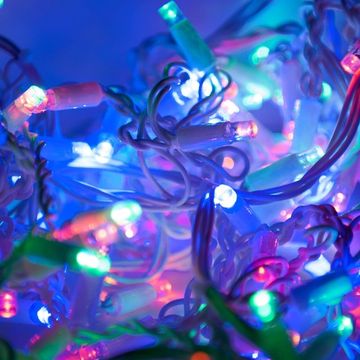 Новогодняя гирлянда бахрома 100-101 3*0,6м IP65 мульти Eurosvet