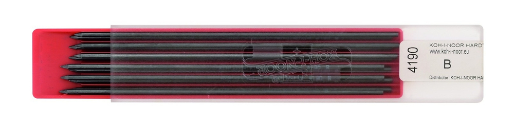 Грифель KOH-I-NOOR для цангового карандаша 2 мм, 12шт. разной твердости