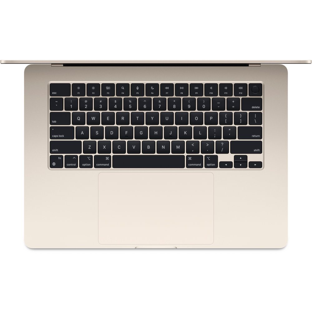 Ноутбук Apple MacBook Air 15 (M4, 10C/10C), 16/512GB, Starlight (Сияющая звезда) MW1K3
