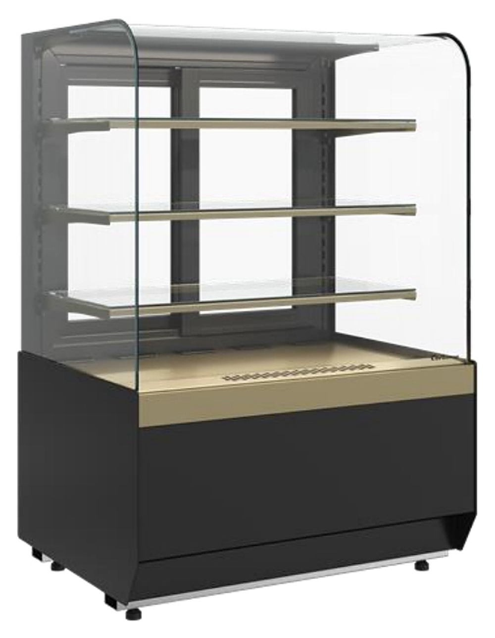 Витрина кондитерская Carboma KR70 VM 0,9-1 Light (Bronze 9005/0109)