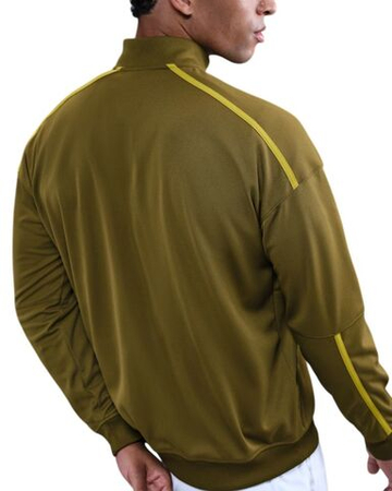 Мужская теннисная кофта Nike Court Heritage Tennis - olive flak/saffron quartz