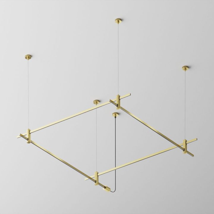 Основание на тросовых подвесах Hang для трековых светильников Maytoni Technical Flarity TFC-Flar-H08-BS