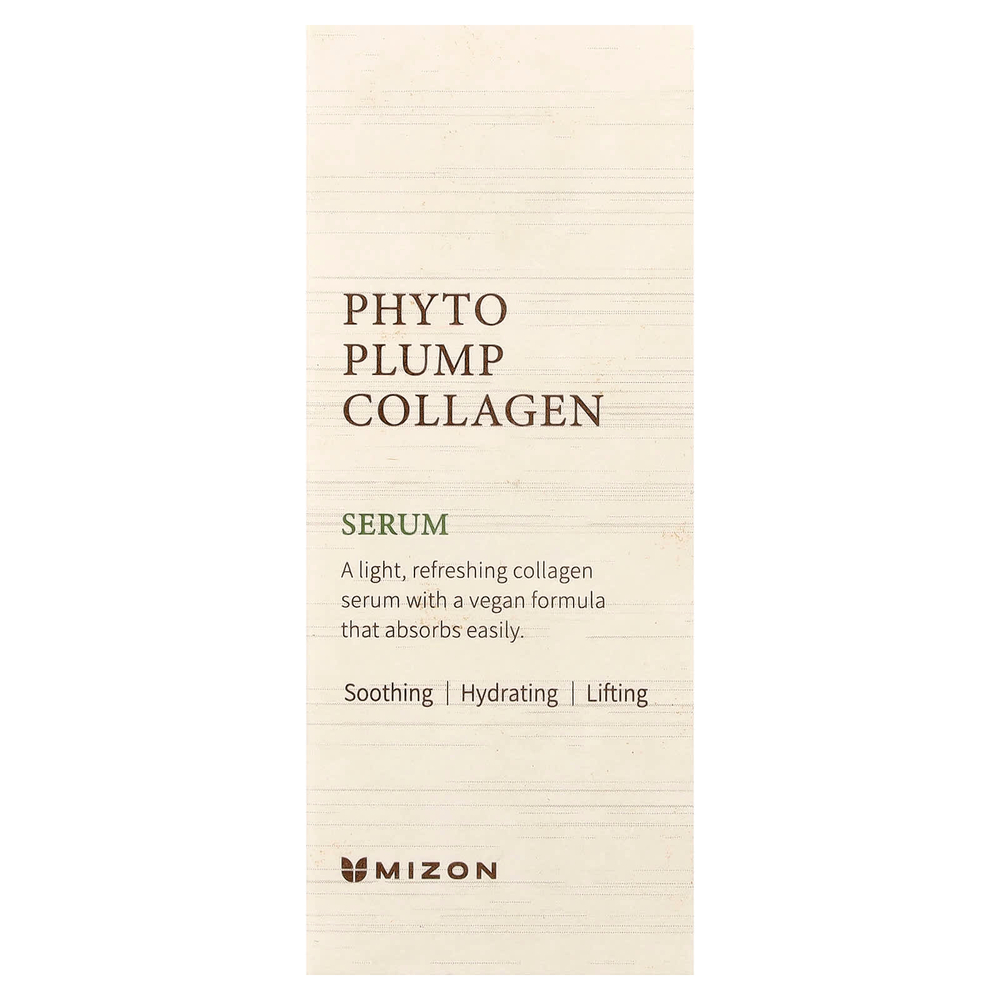 Mizon, Phyto Plump Collagen, сыворотка с коллагеном, 30 мл (1,01 жидк. унции)