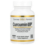 California Gold Nutrition, CurcuminUP™, 30 капсул из рыбьего желатина