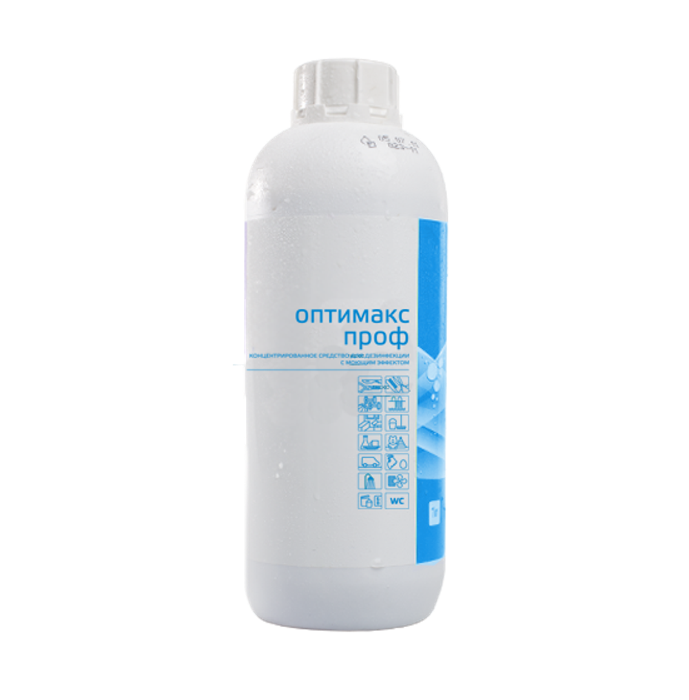 Оптимакс Проф - Универсальное концентрированное дезинфицирующее средство с моющим эффектом, 1000мл