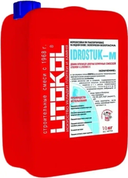 Латексная добавка Литокол Idrostuk-m для повышения прочности, трещиностойкости и долговечности цементных затирок