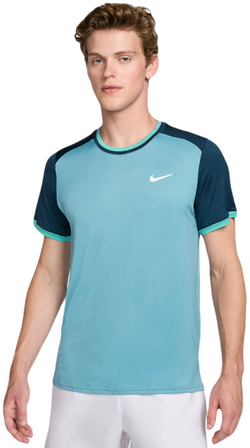 Мужская теннисная футболка Nike Court Dri-Fit Advantage - небесный