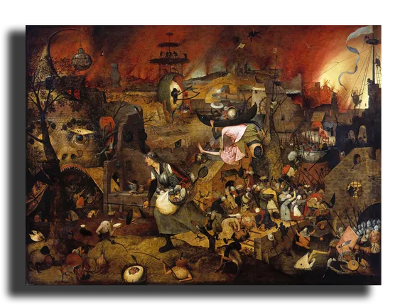Репродукция "Питер Брейгель - Безумная грета"