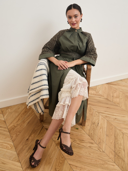 Платье кимоно ажурное