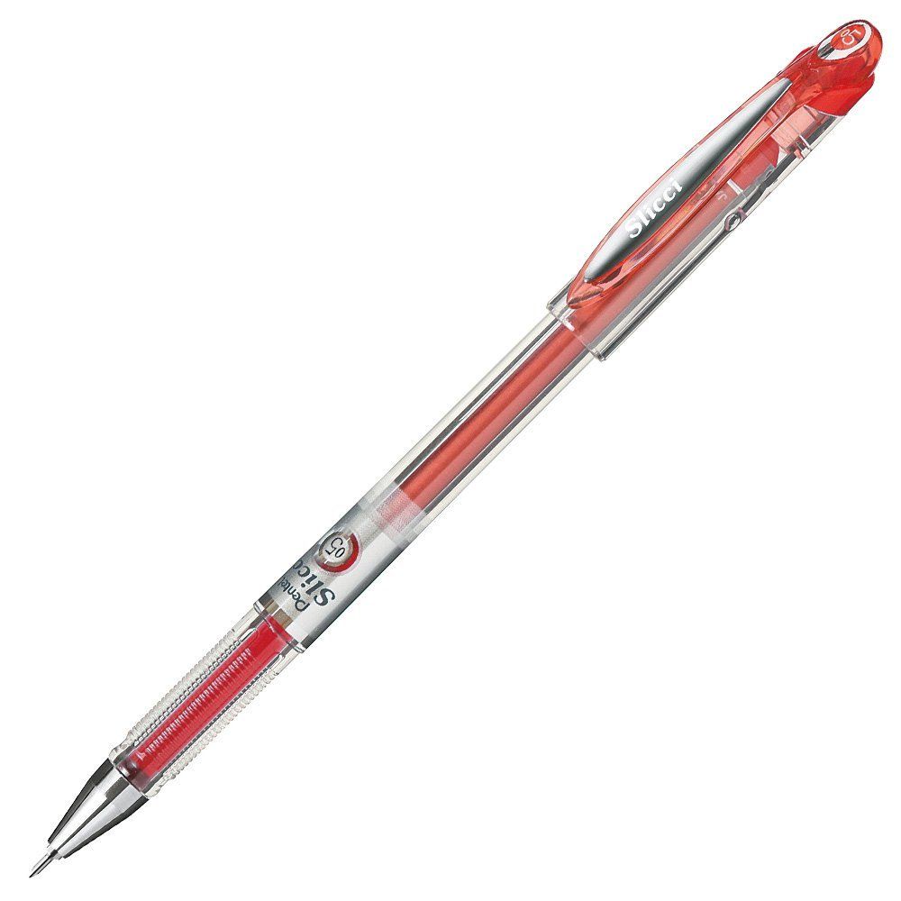 Ручка гелевая Pentel Slicci 0.5 красная