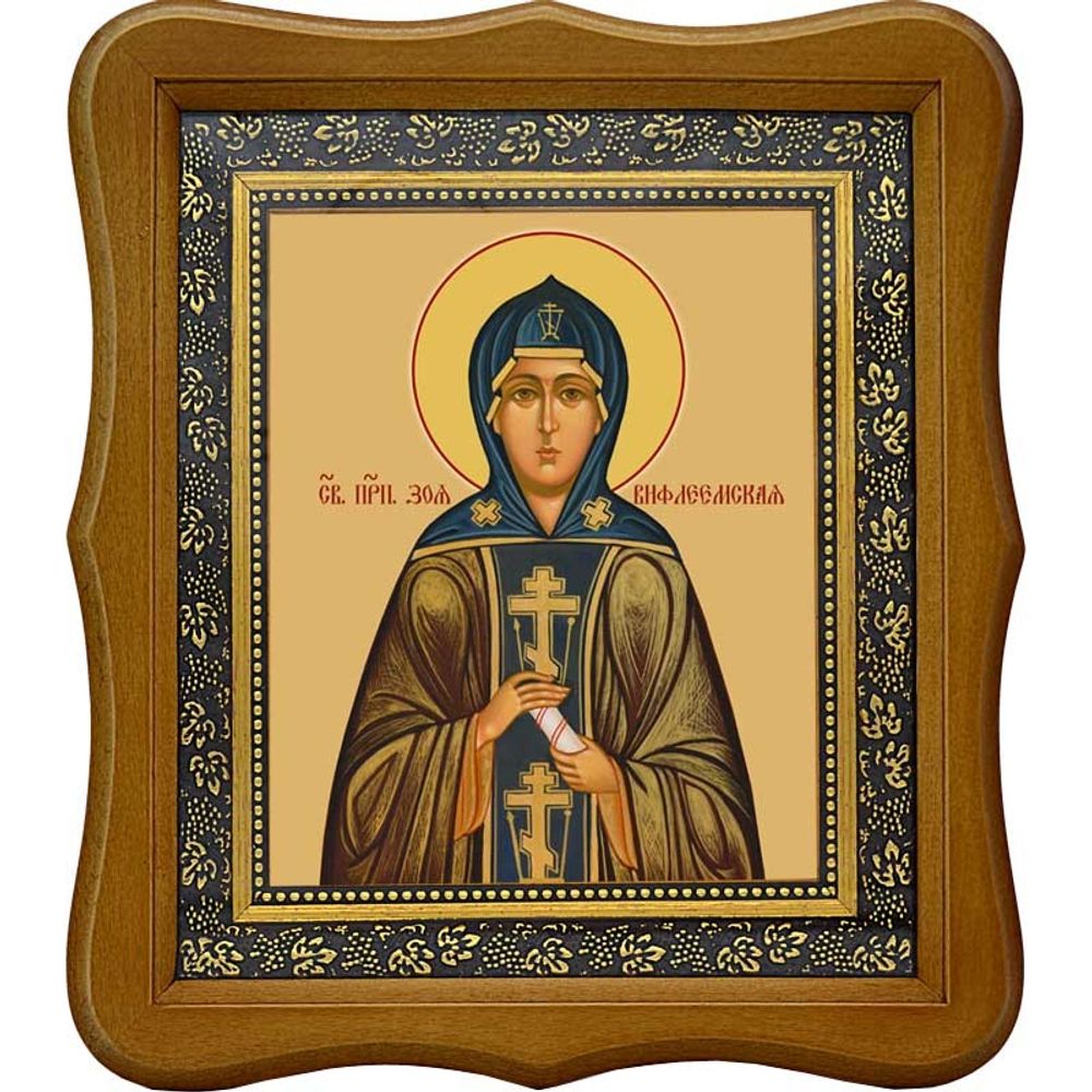 Зоя Вифлеемская преподобная. Икона на холсте.