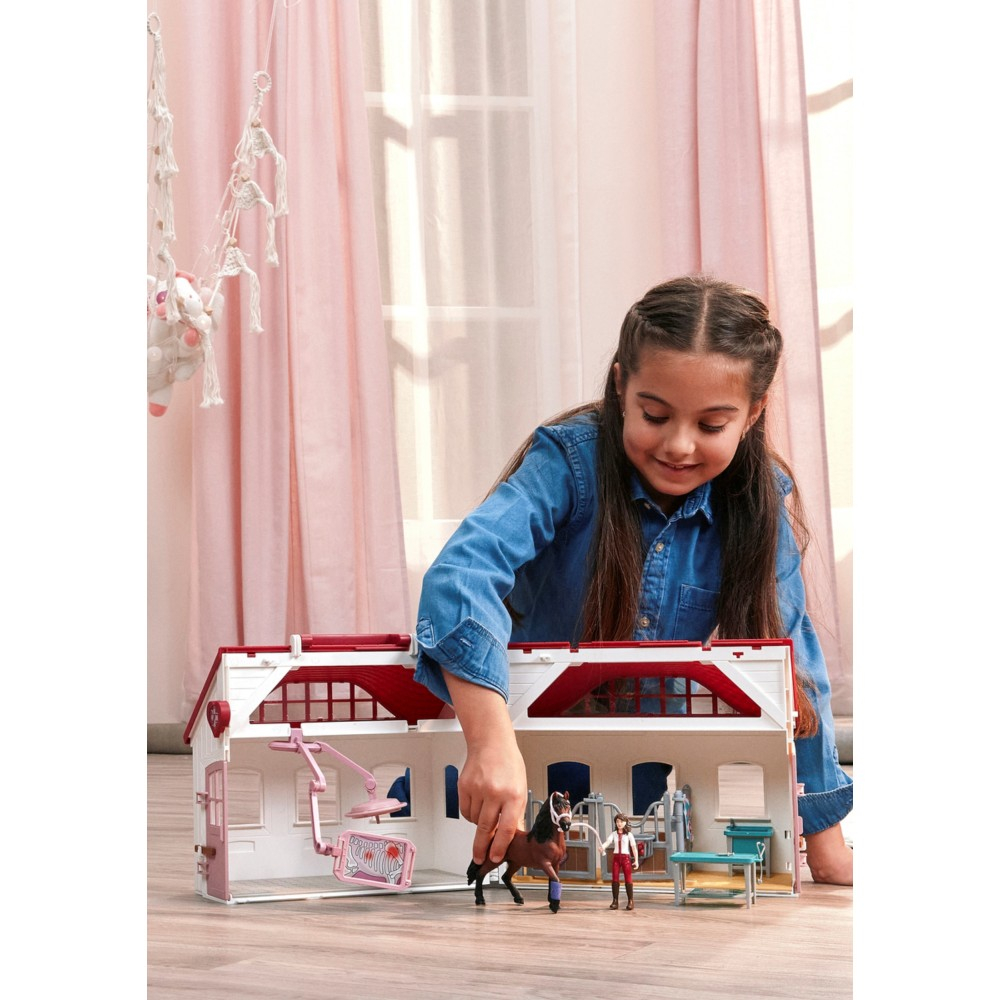 Schleich Horse Club - Клиника для лошадей ЗДОРОВЫЕ КОПЫТА + жеребец породы андалузской 42787