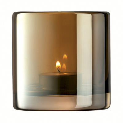 Подсвечник signature, epoque, 8,5 см, янтарь