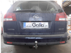 Фаркоп оцинкованный Galia O049A для Opel Vectra C универсал 2002-2008(паспорт и сертификат в комплекте)(без электрики)